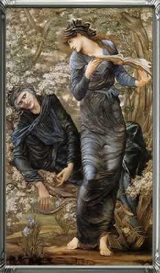 The Beguiling of Merlin (Merlin and Vivien) 1870-1874 by Edward Burne Jones