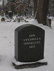 Annabella Stonegate Gravestone