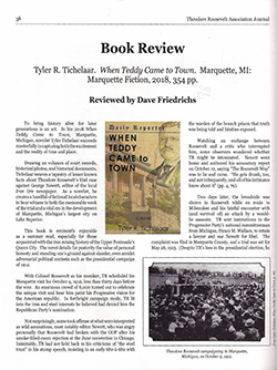 Theodore Roosevelt Association Journal Review of When Teddy Came to Town - page 1 of 2